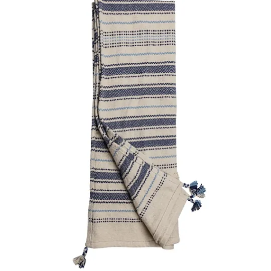 Kirkland's Home Hand Woven Striped Throw Blanket- Blankets & Throws