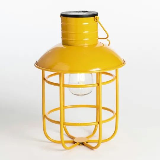Kirkland's Home Hanging Cage Solar Powered Lantern- Outdoor Lighting