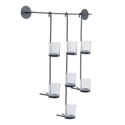 Kirkland's Home Hanging Glass Votive Wall Plaque- Sconces
