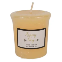 Kirkland's Home Happy Day Honey Votive Candles, Set Of 8- Candles