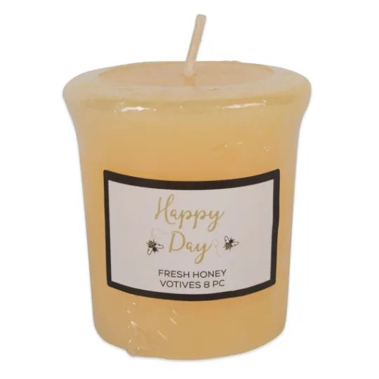 Kirkland's Home Happy Day Honey Votive Candles, Set Of 8- Candles