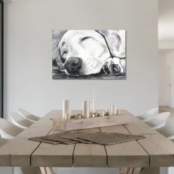 Kirkland's Home Happy Dreams Dog Giclee Canvas Art Print, 40X26- Canvas Art