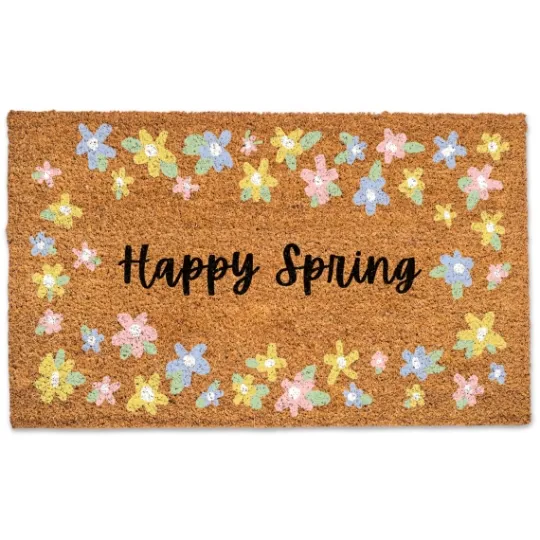 Kirkland's Home Happy Spring Floral Doormat- Doormats