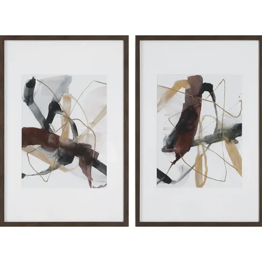 Kirkland's Home Harmonious Neutrals Framed Art Prints, Set Of 2- Framed Art