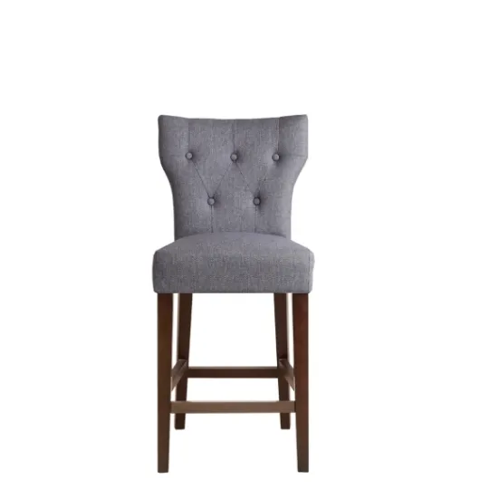 Kirkland's Home Harrison Tufted Counter Stool- Bar Stools & Counter Height Stools
