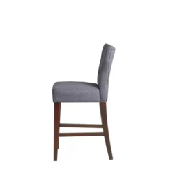Kirkland's Home Harrison Tufted Counter Stool- Bar Stools & Counter Height Stools