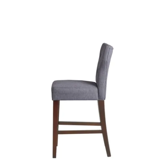 Kirkland's Home Harrison Tufted Counter Stool- Bar Stools & Counter Height Stools