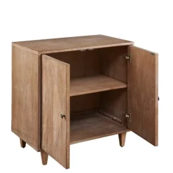 Kirkland's Home Hazelnut Prism Cabinet- Cabinets & Sideboards