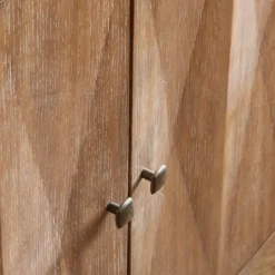 Kirkland's Home Hazelnut Prism Cabinet- Cabinets & Sideboards