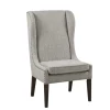 Kirkland's Home Heather High Wingback Dining Chair- Dining Chairs