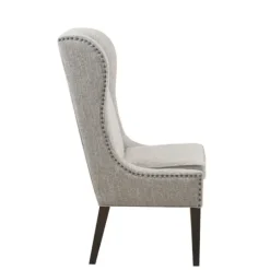 Kirkland's Home Heather High Wingback Dining Chair- Dining Chairs