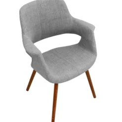 Kirkland's Home Heather Open Back Midcentury Accent Chair- Accent Chairs