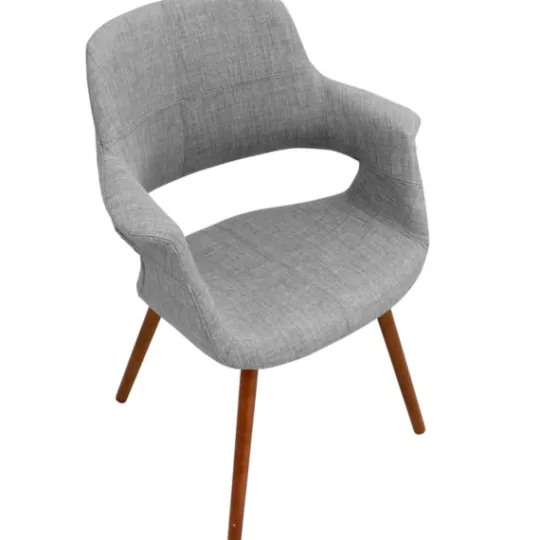 Kirkland's Home Heather Open Back Midcentury Accent Chair- Accent Chairs