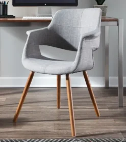 Kirkland's Home Heather Open Back Midcentury Accent Chair- Accent Chairs