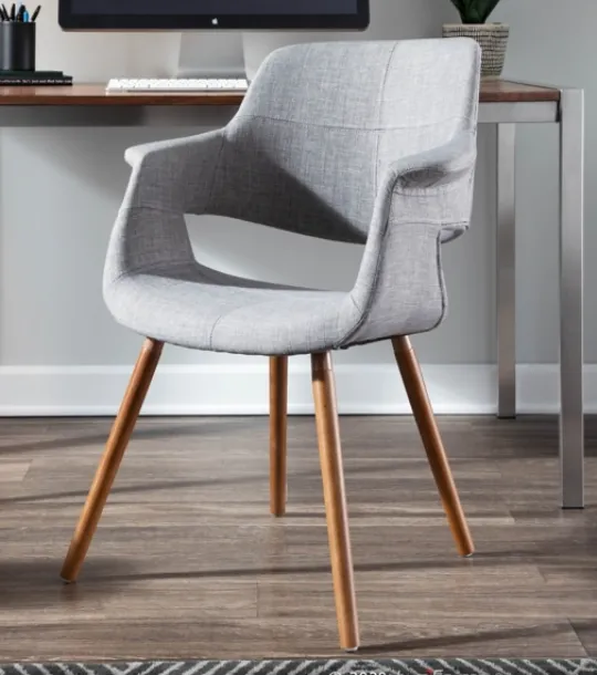 Kirkland's Home Heather Open Back Midcentury Accent Chair- Accent Chairs