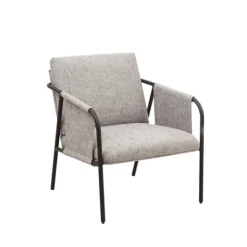 Kirkland's Home Heathered Exposed Frame Accent Chair- Accent Chairs