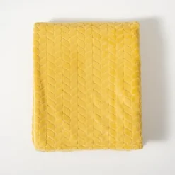 Kirkland's Home Heavenly Herringbone Plush Throw- Blankets & Throws