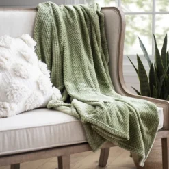 Kirkland's Home Heavenly Plush Bubble Throw- Blankets & Throws