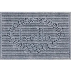 Kirkland's Home Hello Ribbed Durable Doormat- Doormats