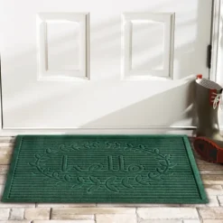 Kirkland's Home Hello Ribbed Durable Doormat- Doormats