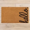 Kirkland's Home Hello Side Coir Doormat- Doormats