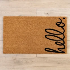 Kirkland's Home Hello Side Coir Doormat- Doormats