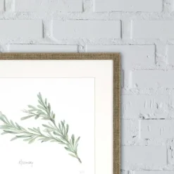 Kirkland's Home Herbs 4-Pc. Gold Framed Art Print Set- Framed Art
