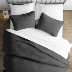 Kirkland's Home Herring Quilted 3-Pc. Twin Coverlet Set- Bedspreads & Coverlets