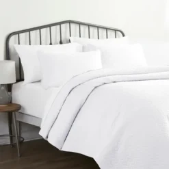 Kirkland's Home Herringbone Quilted 3-Pc. King Coverlet Set- Bedspreads & Coverlets