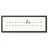 Kirkland's Home Hi Alphabet Framed Canvas Wall Plaque- Wall Quotes & Signs