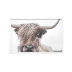 Kirkland's Home Highland Cow Framed Art Print- Framed Art