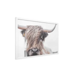 Kirkland's Home Highland Cow Framed Art Print- Framed Art