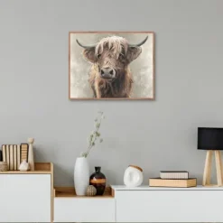 Kirkland's Home Highland Portrait Framed Canvas Art Print- Framed Art