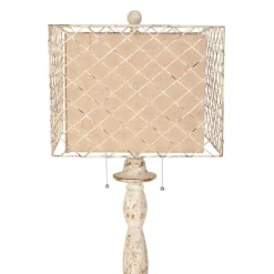 Kirkland's Home Holcomb White Floor Lamp- Floor Lamps
