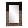Kirkland's Home Holly And Martin Burnt Oak And Black Wall Mirror- Decorative Mirrors