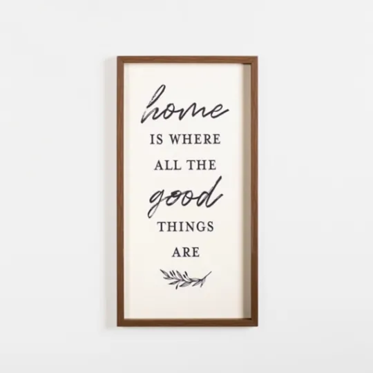 Kirkland's Home Home Is Where All The Good Things Are Wall Plaque- Wall Quotes & Signs