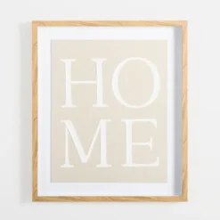 Kirkland's Home Home Linen Framed Wall Plaque- Wall Quotes & Signs
