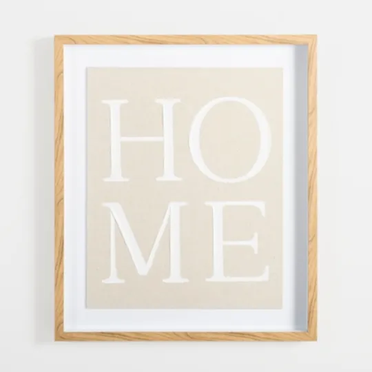 Kirkland's Home Home Linen Framed Wall Plaque- Wall Quotes & Signs