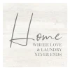 Kirkland's Home Home Love And Laundry Canvas Art Print- Wall Quotes & Signs