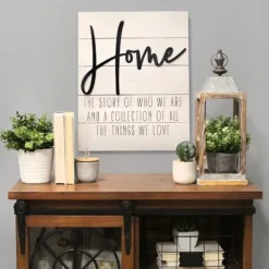 Kirkland's Home Home Metal On Shiplap Wall Plaque- Wall Quotes & Signs