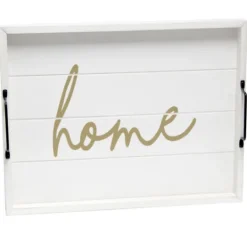 Kirkland's Home Home Wash Wood Tray- Decorative Trays
