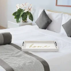 Kirkland's Home Home Wash Wood Tray- Decorative Trays