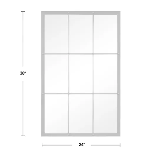 Kirkland's Home Homestead Manor Windowpane Mirror- Decorative Mirrors
