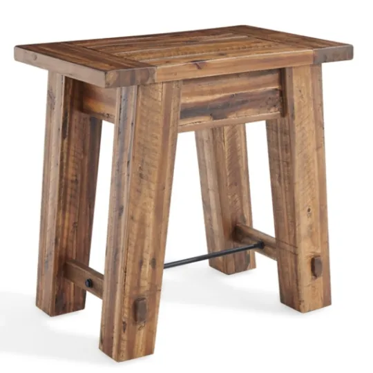 Kirkland's Home Honey Acacia Rustic Accent Table- Accent & End Tables