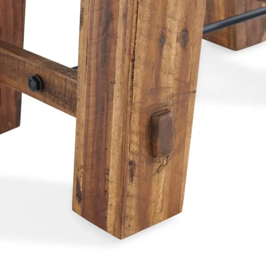 Kirkland's Home Honey Acacia Rustic Accent Table- Accent & End Tables