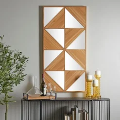 Kirkland's Home Honey Geometric Mirror Rec Gle Wall Plaque- Wall Quotes & Signs