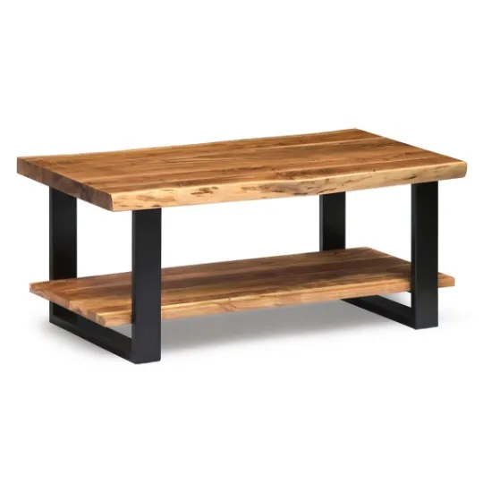 Kirkland's Home Honey Live Edge 3-Pc. Coffee And Accent Table Set- Coffee Tables