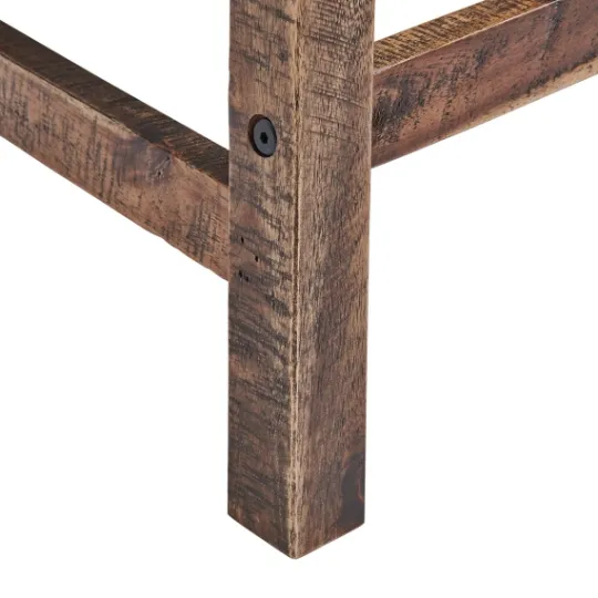 Kirkland's Home Honey Saddle Seat Wood Stool- Benches & Ottomans