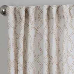 Kirkland's Home Honey Trellis Woven Single Curtain Panel, 84 In.- Curtains & Drapes