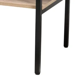 Kirkland's Home Honey Wood And Metal Mesh Cabinet- Cabinets & Sideboards
